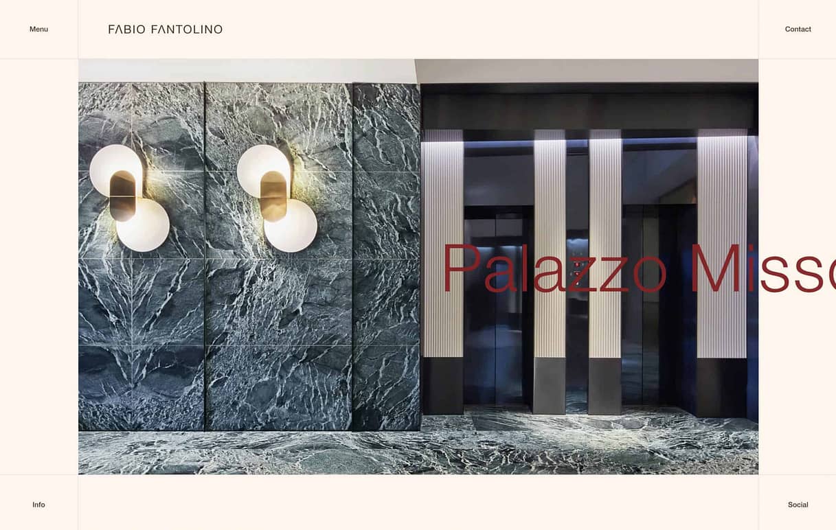 best architect website fabio fantolino architect
