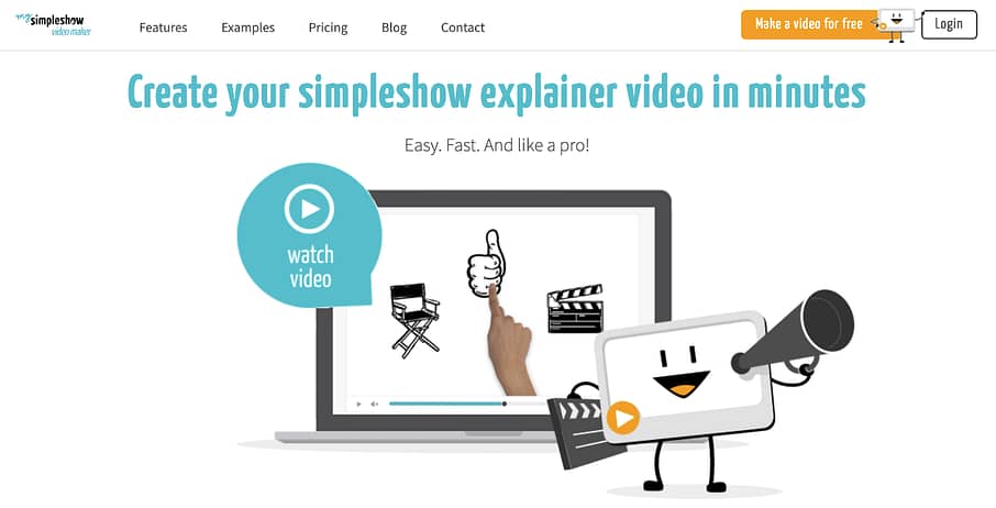 mysimpleshow explainer video maker image website